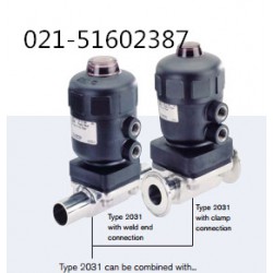 德國寶德型號(hào)2031不銹鋼閥體氣動(dòng)膜片閥原理