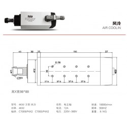 風冷電主軸廠家直銷，價格優惠，質量有保障，選濟南星林