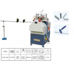共創機器專業的塑料門窗玻璃壓條切割鋸出售：濟南鋁合金門窗設備