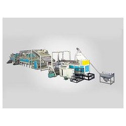 優質的塑料噴絲地毯（寶麗美地墊）生產線在哪買——山東塑料地墊機械生產廠家