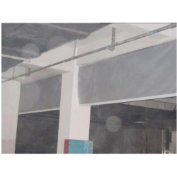 山東龍江門業供應山東青島煙臺威海電動式硅膠布擋煙垂壁|低價位合理的電動擋煙垂壁廠家|山東擋煙垂壁廠家