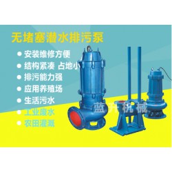 山東WQ潛水排污泵/調節池污水提升泵價格如何？