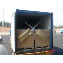 物流運輸填充袋，海運運輸保護充氣袋，拖盤之間空位填充氣袋