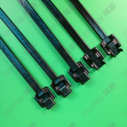 廠家直供各規格浸塑不銹鋼扎帶 噴塑不銹鋼扎帶