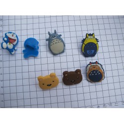 專業定制PVC卡通龍貓筆套 環保PVC滴膠筆套