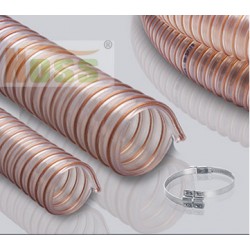 PU吸塵輸送管 PU工業吸塵軟管 耐磨PU軟管