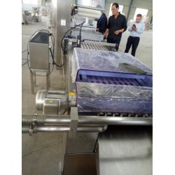 豆干全自動拉伸膜真空包裝機420連續拉伸封口免運費