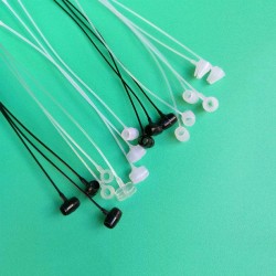 安全環保子母扣 3寸尖頭黑色手穿針英文