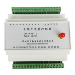 廠家供應(yīng)無(wú)線16路開(kāi)關(guān)量輸出DW-J21-16高達(dá)1kw負(fù)載