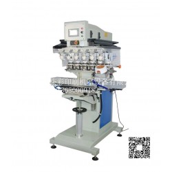 供應六色伺服穿梭油盅旋轉管位移印機廠家專業定制