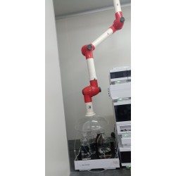 懷化實驗室PP萬向抽氣罩現場圖、常德艾灸排煙萬向排煙罩價格