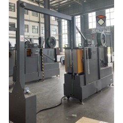 穿劍打包機，穿劍捆包機，在線捆扎機，在線捆包機。