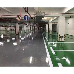 百色田東學校環氧耐磨地坪漆施工效果圖|水泥地坪漆