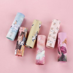 潤唇膏紙筒，口紅包裝紙罐 創意圓形禮品包裝盒