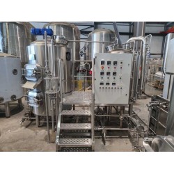 5HL啤酒廠兩罐三器糖化精釀設備廠家直供定制