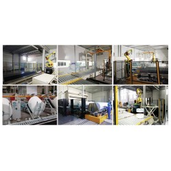 無紡布智能自動包裝線是什么_產品_布卷_設備