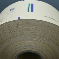 FSC認(rèn)證 無(wú)淋膜可降解木制餐具包裝袋 純牛皮紙框涂卷材