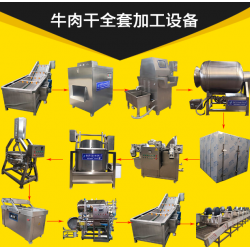 牛肉干生產線 全套牛羊肉加工設備 整套鴨肉干制作工藝
