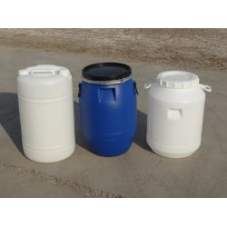 50升藍色圓桶 50公斤白色化工桶 加厚型