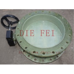 蝸輪玻璃鋼蝶閥